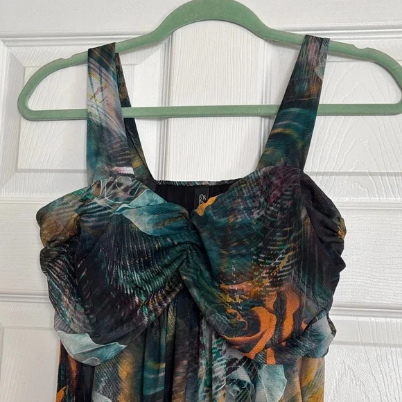 Multicolor Abstract Maxi Dress - Picture 5 of 7